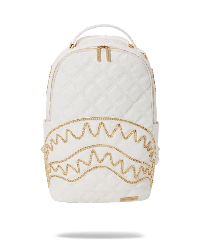 RIVIERA LE BLANC RUCSAC CU LANȚ DE AUR SHARK (DLXV)