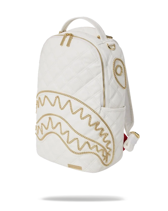 RIVIERA LE BLANC RUCSAC CU LANȚ DE AUR SHARK (DLXV)