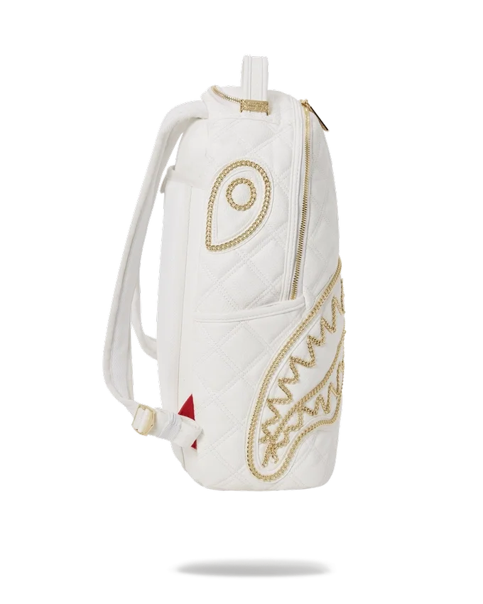 RIVIERA LE BLANC RUCSAC CU LANȚ DE AUR SHARK (DLXV)