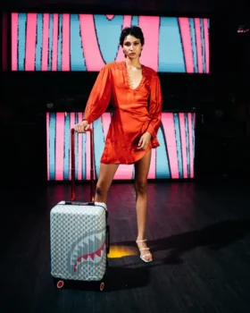ROSE ALL DAY LA PALAIS SHARKNAUTICS Bagaj de cabină cu carcasă rigidă