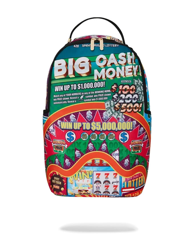 RUCSAC BIG MONEY BIG MONEY (INCLUDE O CARTĂ DE JOC DE ZGÂRIAT)