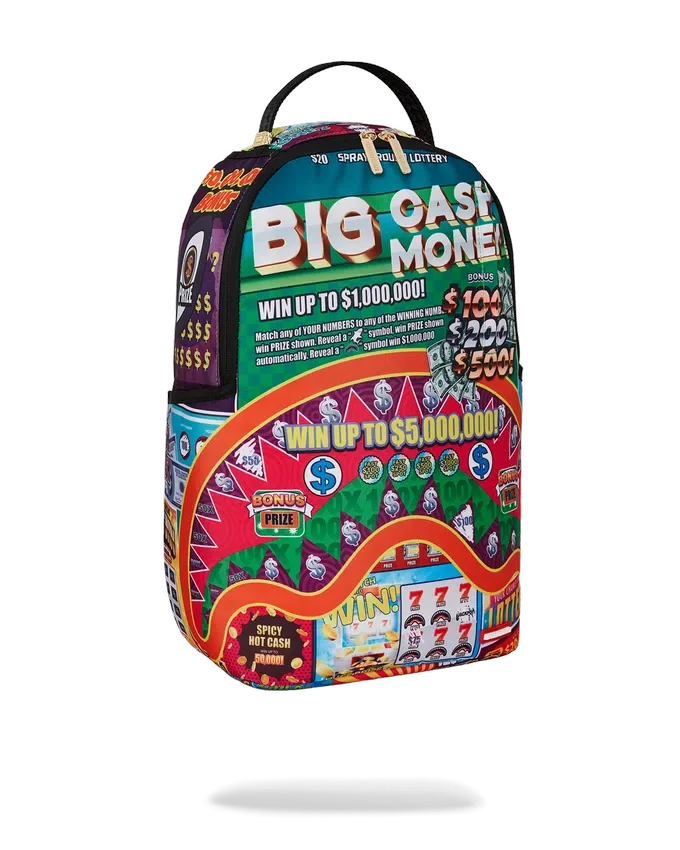 RUCSAC BIG MONEY BIG MONEY (INCLUDE O CARTĂ DE JOC DE ZGÂRIAT)