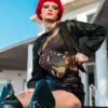 RUCSACIU CU GENȚI Sling „Sharks in Paris” CU BUZUNAR EXTERIOR CU FERMOAR AURIU