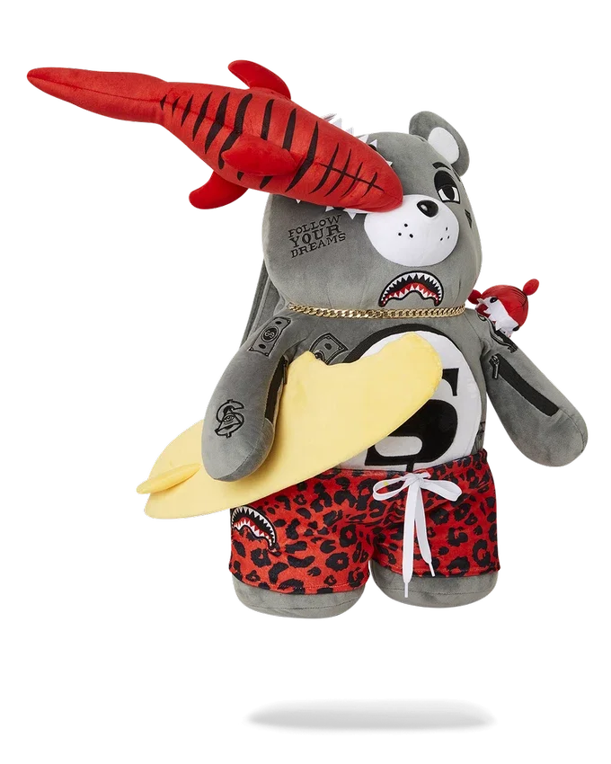 RUCSACUL CU URSULEȚ DE JUCĂRIE „MONEYBEAR” DIN SERIA „SHARK FRIENDS”