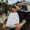 RUCSACUL DLX „KNIT SHARKS IN PARIS” ÎN CULOARE CREM