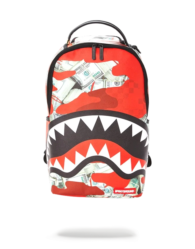 RUCSACUL MONEY CAMO (ROȘU)