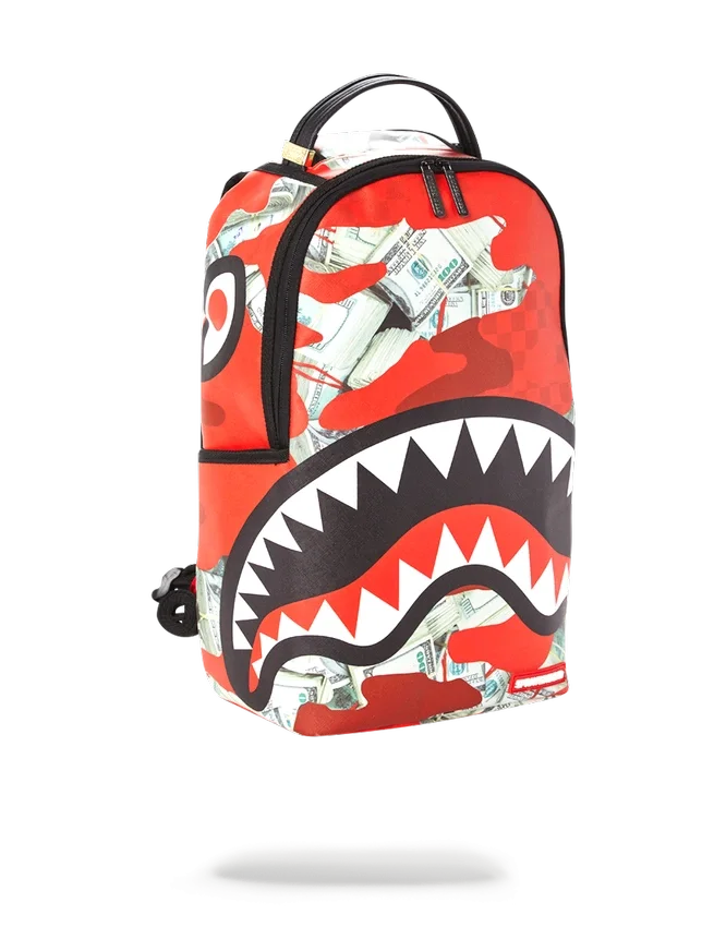 RUCSACUL MONEY CAMO (ROȘU)