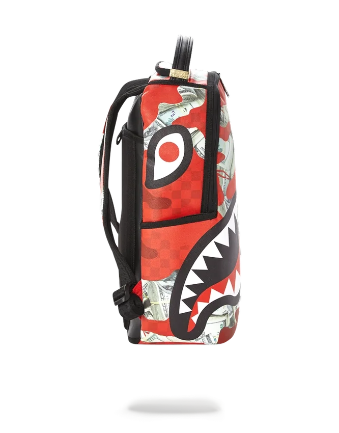 RUCSACUL MONEY CAMO (ROȘU)