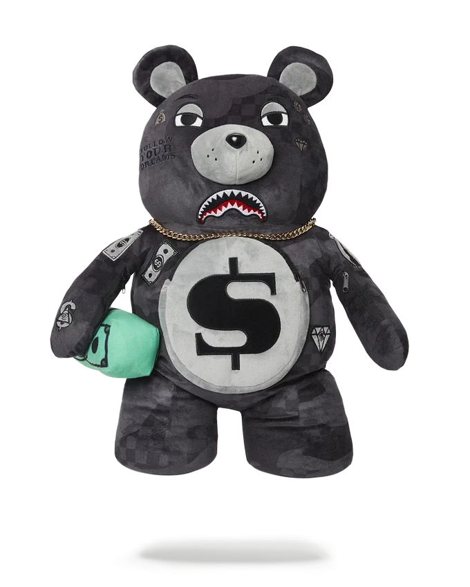RUCSACUL MONEYBEAR TEDDYBEAR „3AM NEVER SLEEP”
