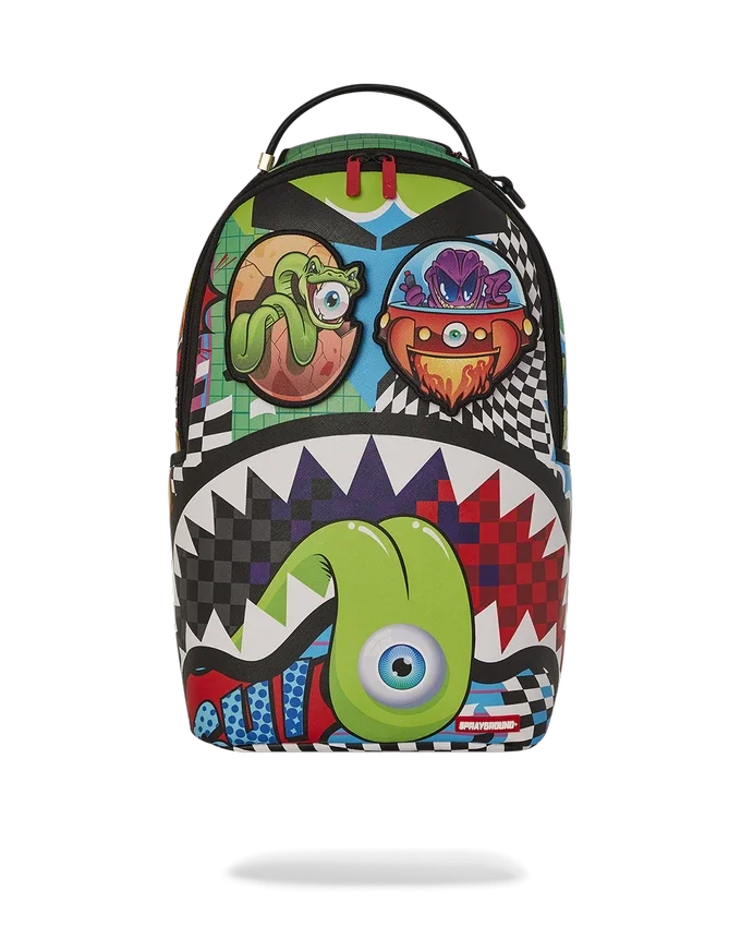 RUCSACUL PSYCHO WORLD OF FUN (CU BANDE DE VELCRO DETASABILE PENTRU OCHI)