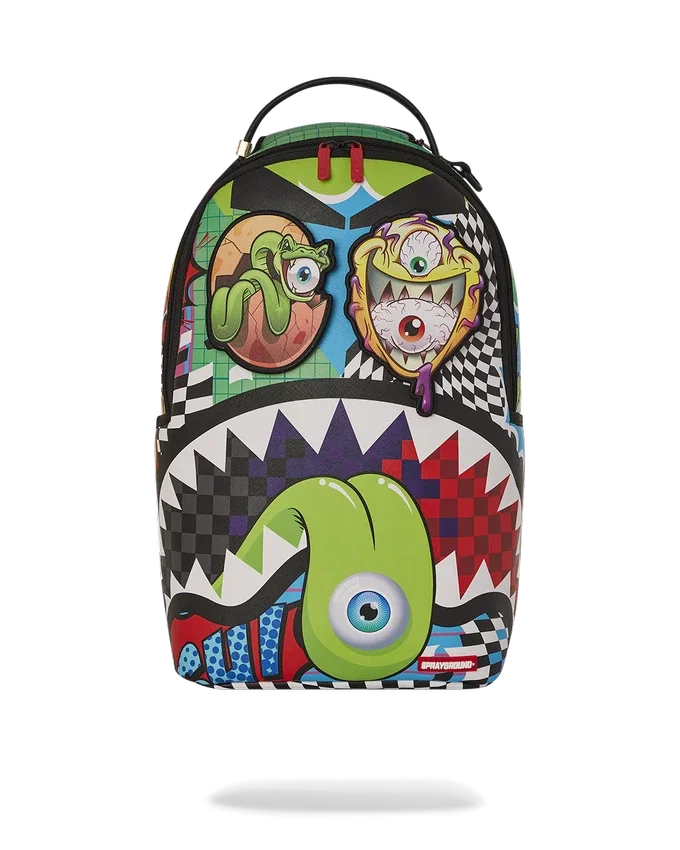 RUCSACUL PSYCHO WORLD OF FUN (CU BANDE DE VELCRO DETASABILE PENTRU OCHI)