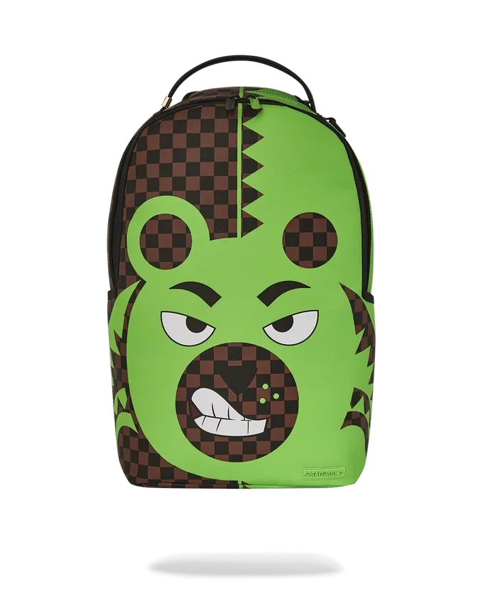 RUCSACULI DLXSV GREEN MONEY BEAR