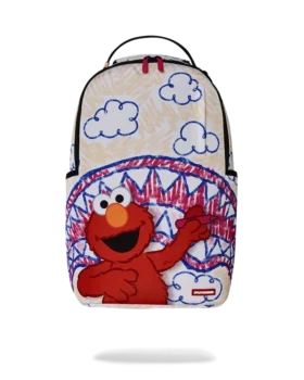 RUCSACULI ELMO'S WORLD SHARK SKETCH