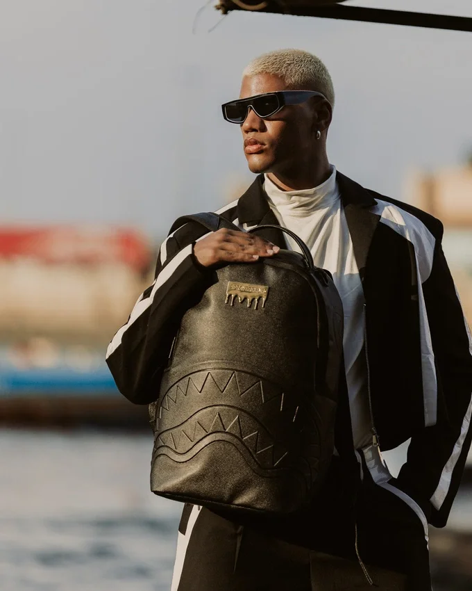 RUCSACULI GOLD BRICK DRIP NEGRU