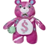 RUCSACULI PINK PUNK MONEYBEAR TEDDYBEAR