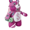 RUCSACULI PINK PUNK MONEYBEAR TEDDYBEAR