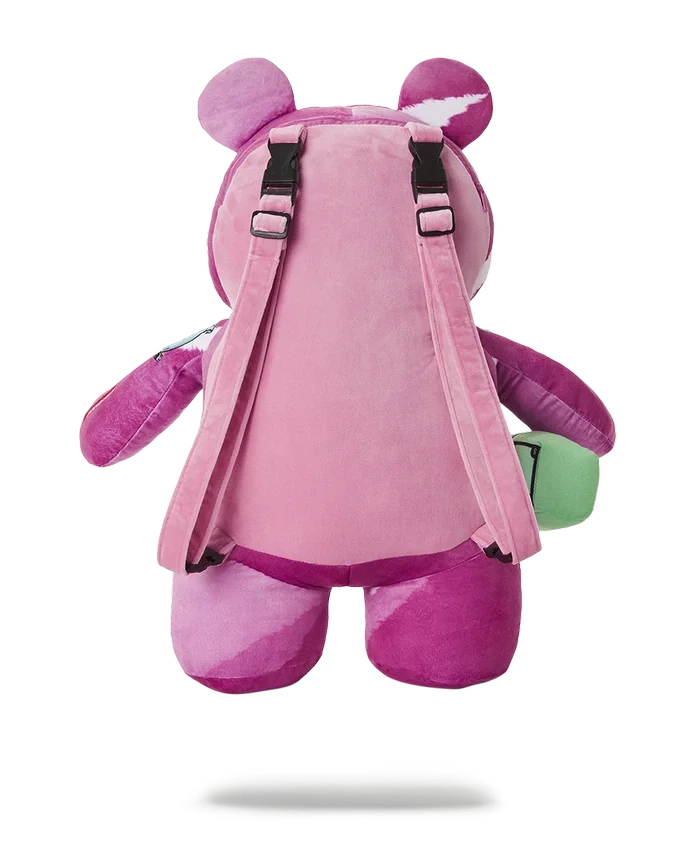RUCSACULI PINK PUNK MONEYBEAR TEDDYBEAR