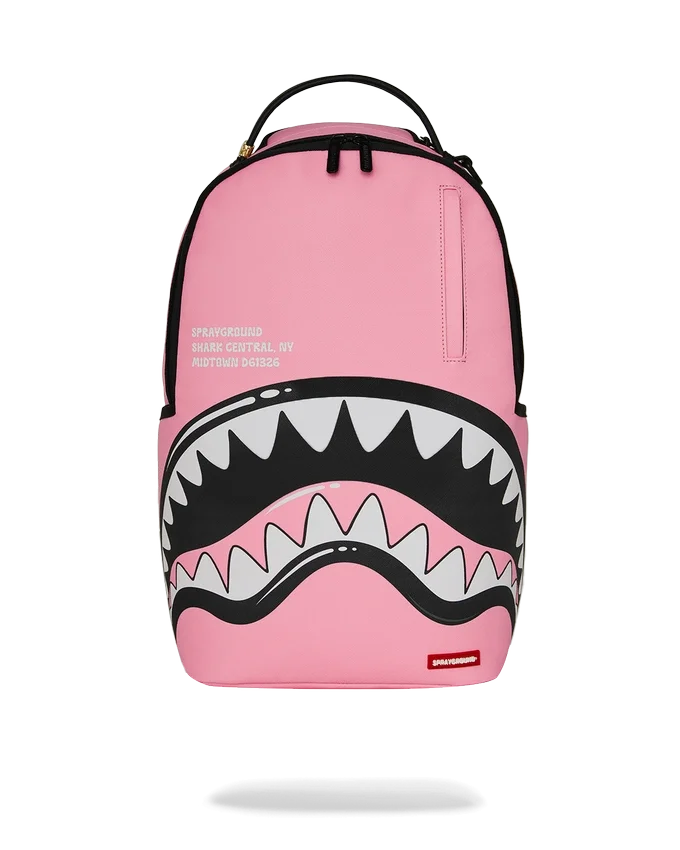 RUCSACULI SHARK CENTRAL BUBBLE SHARK (ROZ)