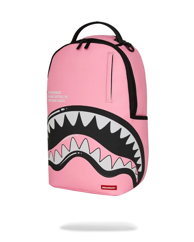 RUCSACULI SHARK CENTRAL BUBBLE SHARK (ROZ)