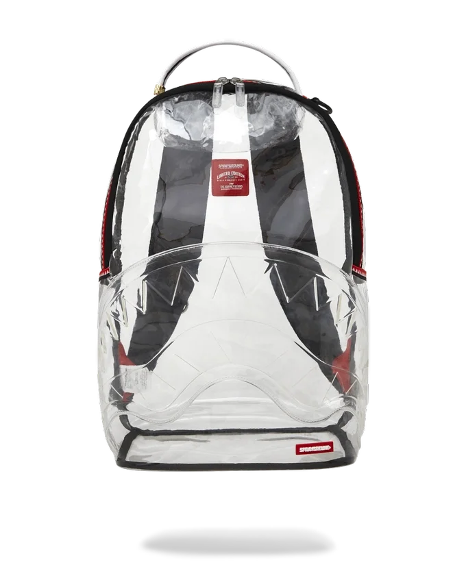 RUCSACULUI 100% TRANSPARENT CU MOTIV DE SHARK