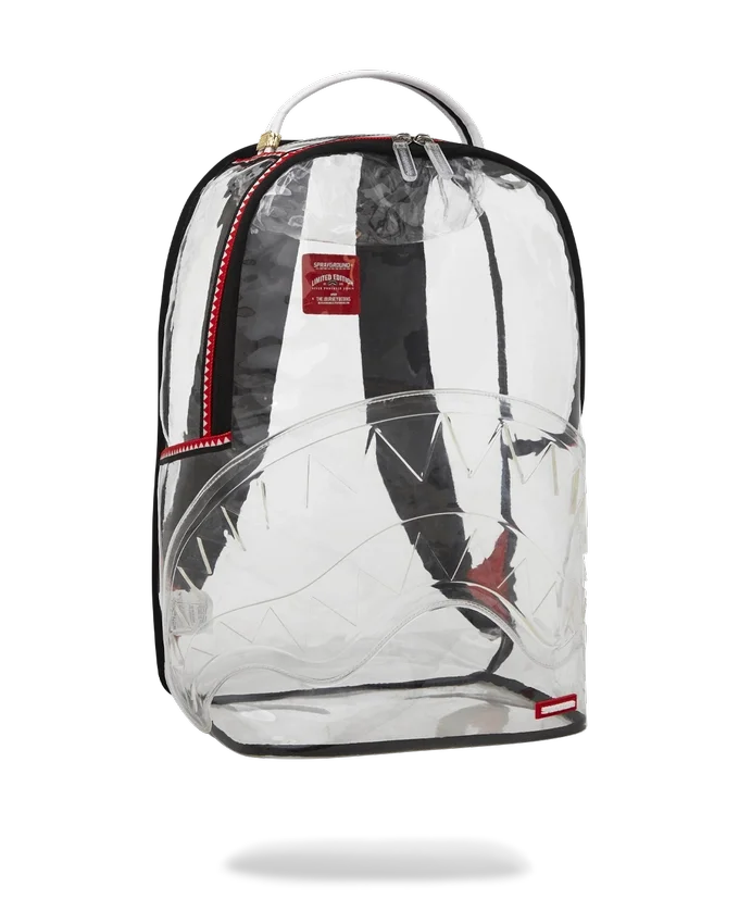 RUCSACULUI 100% TRANSPARENT CU MOTIV DE SHARK
