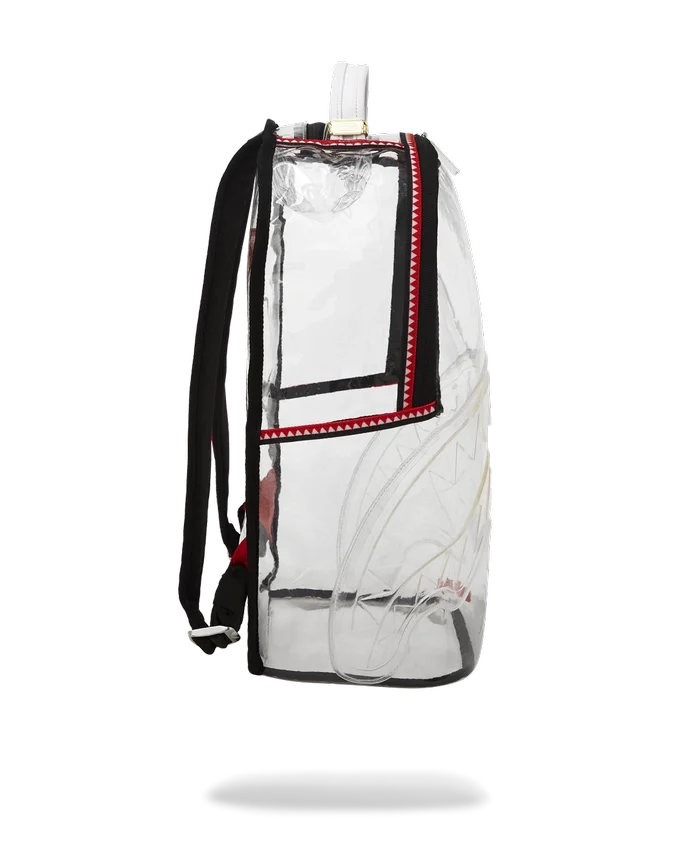 RUCSACULUI 100% TRANSPARENT CU MOTIV DE SHARK