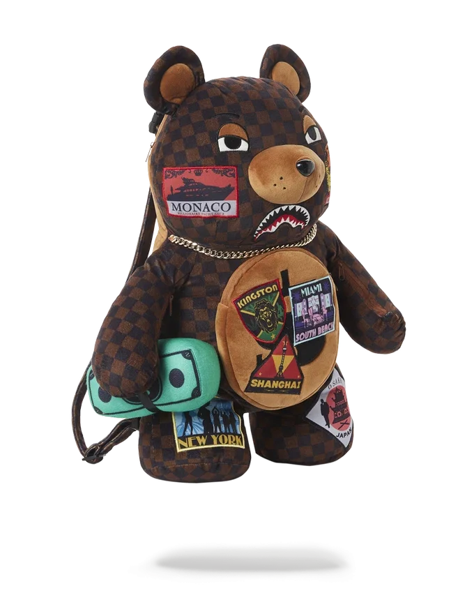 RUCSACULUI GLOBAL MOGUL MONEYBEAR TEDDYBEAR