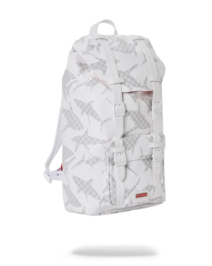 RUCSACULUI HILLS CU MOTIV SHARK CHECK (ALB)