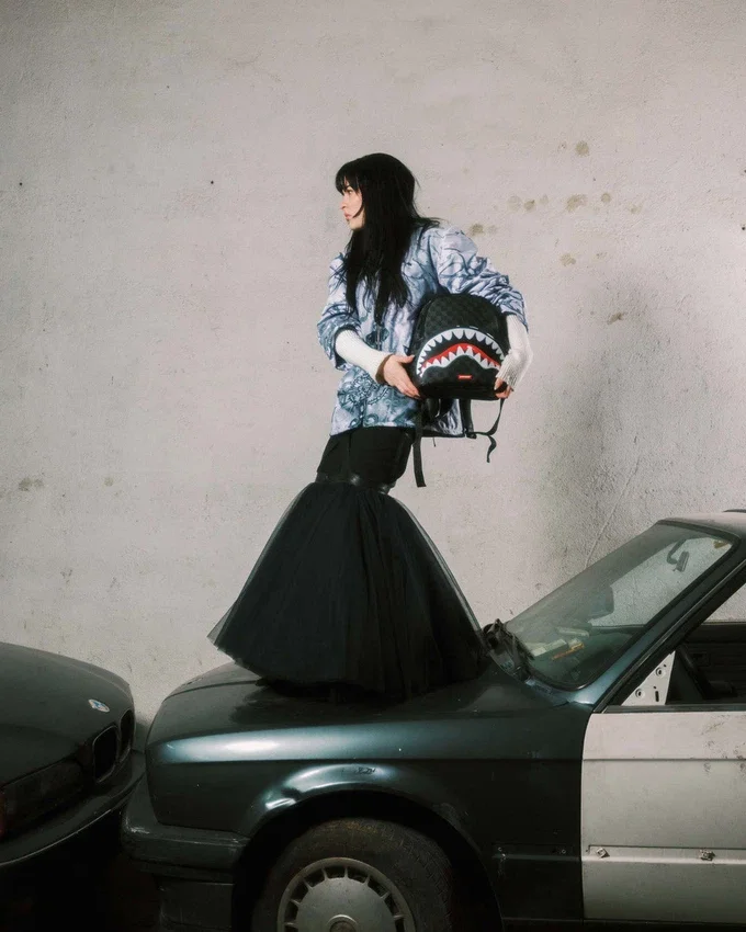 RUCSACULUI SAVAGE „Sharks in Paris Hyper Puff”