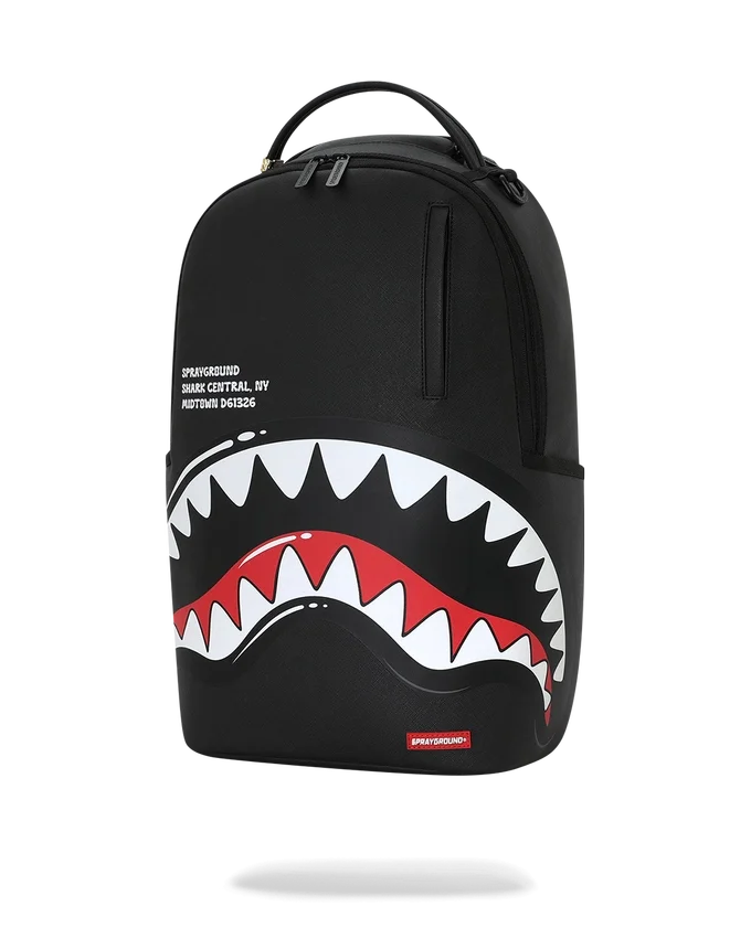 RUCSACULUI SHARK CENTRAL BUBBLE SHARK (NEGRU)