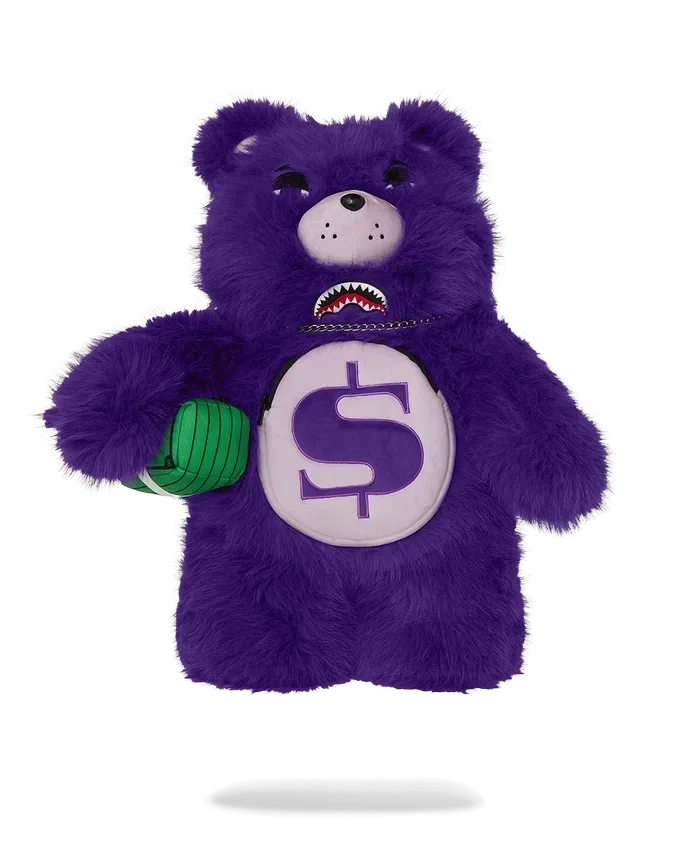 RUCSACURI MONEYBEAR FURZILLA SHARK (VIOLET)