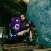 RUCSACURI MONEYBEAR FURZILLA SHARK (VIOLET)