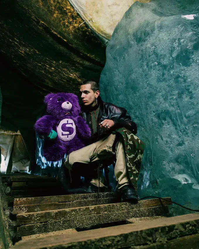 RUCSACURI MONEYBEAR FURZILLA SHARK (VIOLET)
