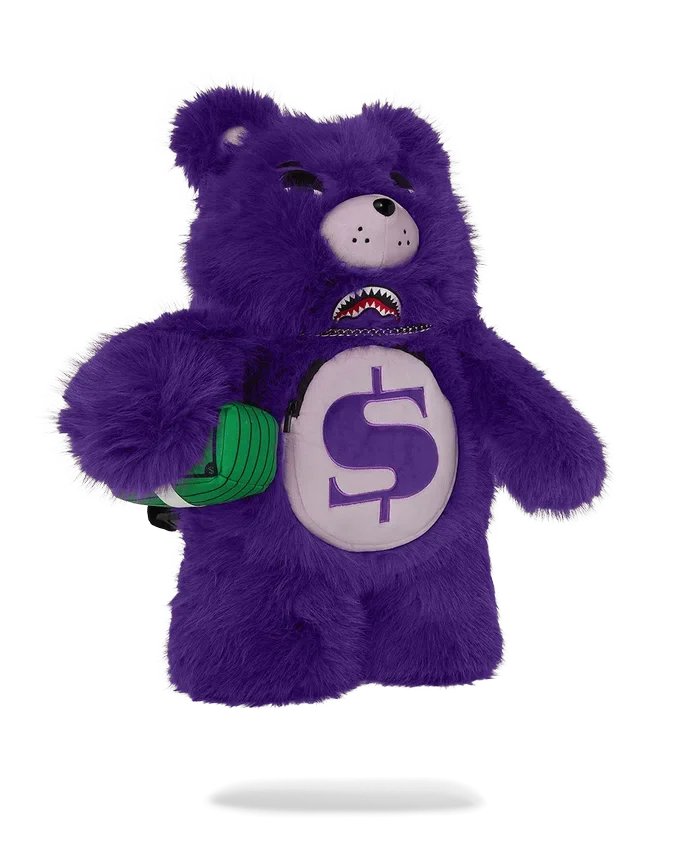 RUCSACURI MONEYBEAR FURZILLA SHARK (VIOLET)