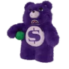 RUCSACURI MONEYBEAR FURZILLA SHARK (VIOLET)