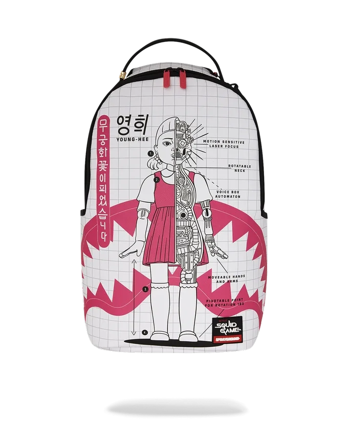 Rucsacuri „Robot Girl” din colaborarea cu „Squid Game”