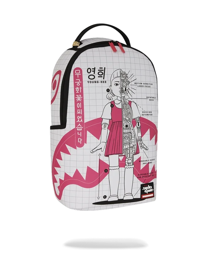 Rucsacuri „Robot Girl” din colaborarea cu „Squid Game”