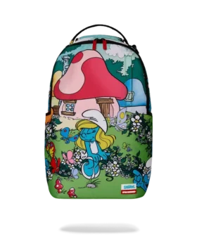 RUCSACURI SMURFS IN THE GARDEN