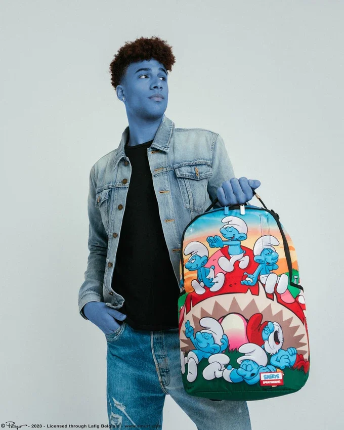 RUCSACURI SMURFS MUSHROOM CHILL