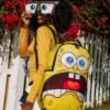 RUCSACURI SPONGEBOB EYE POP CU OCHI DETASABILI