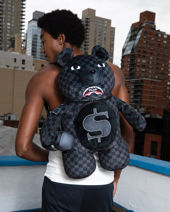 Rucsacuri „WHAT THE BEEP' SHARK MONEYBEAR TEDDYBEAR”