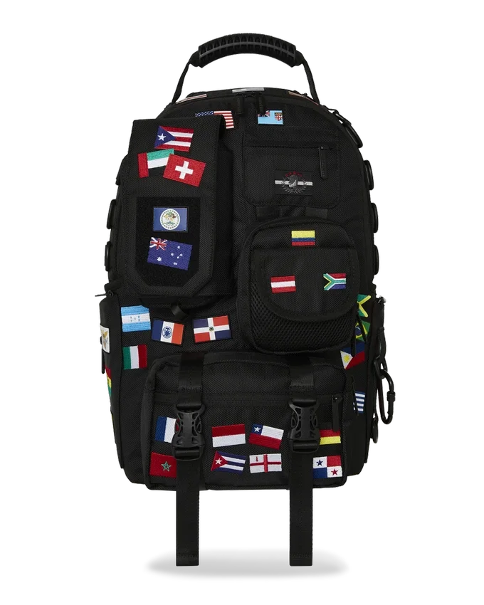 RUCSACURU DE TRANSPORT JAMES FIRST CLASS GLOBAL FLAGS SPECIAL OPS