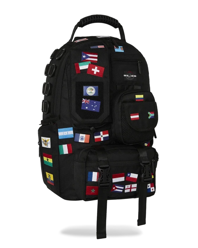 RUCSACURU DE TRANSPORT JAMES FIRST CLASS GLOBAL FLAGS SPECIAL OPS