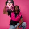 RUCSACURU PINK PANTHER DIAMOND SHARK