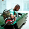 RUCSAK CAMO DRIP SHARKS IN PARIS (DLXV)
