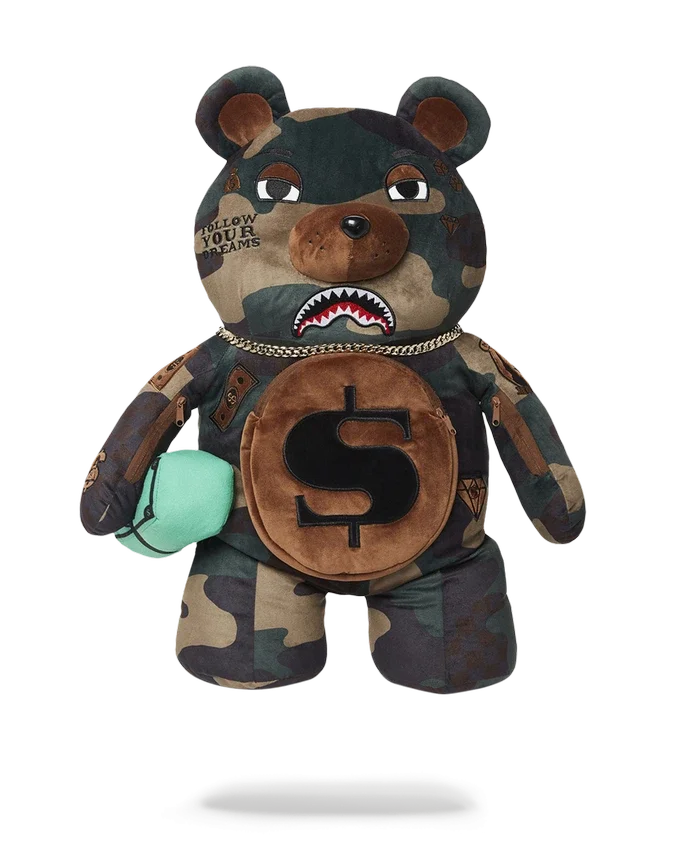 RUCSAK CAMOCHECK MONEYBEAR TEDDYBEAR Rucsacuri