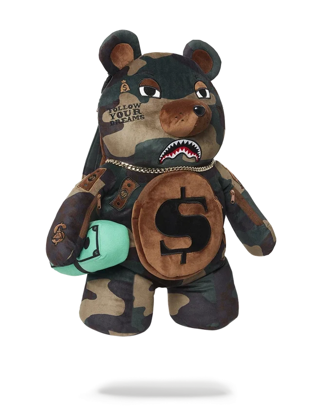 RUCSAK CAMOCHECK MONEYBEAR TEDDYBEAR Rucsacuri