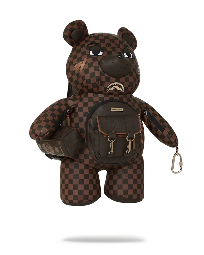 RUCSAK CHECKMATE ROYALE MONEYBEAR TEDDYBEAR