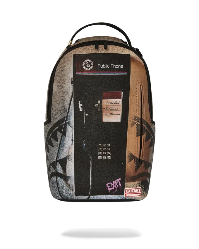 RUCSAK EXIT NYC CU MOTIV DE TELEFON PUBLIC