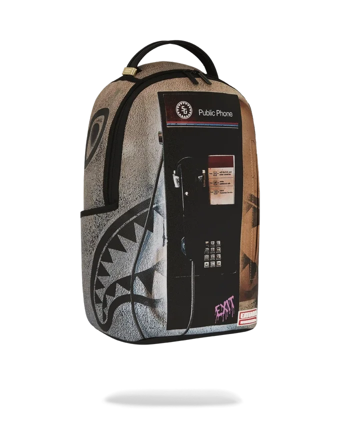 RUCSAK EXIT NYC CU MOTIV DE TELEFON PUBLIC